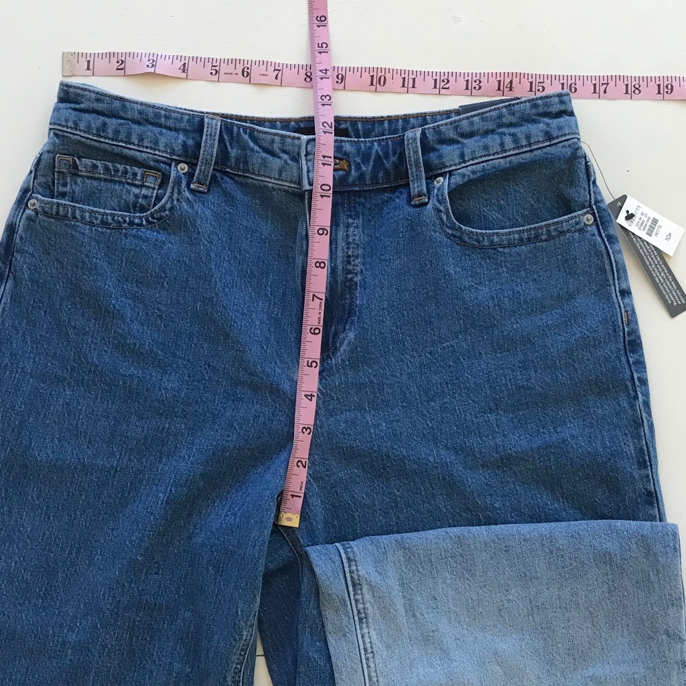 TALBOTS WIDE LEG CROP JEANS - HOFFMAN WASH - Picture 5 of 16